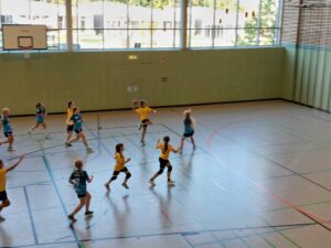 Die weibliche E I der Handball-Füchse beim KHB-Turnier in Rohrbach