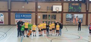 Die weibliche D I der Scheyerer Füchse im Auswärtsspiel gegen Schrobenhausen