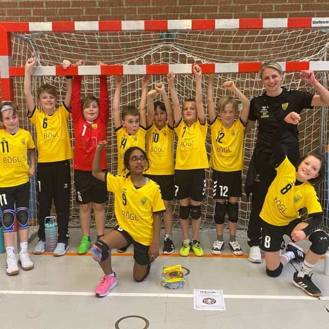 Die männliche E II der Scheyerer Füchse beim KHB-Turnier